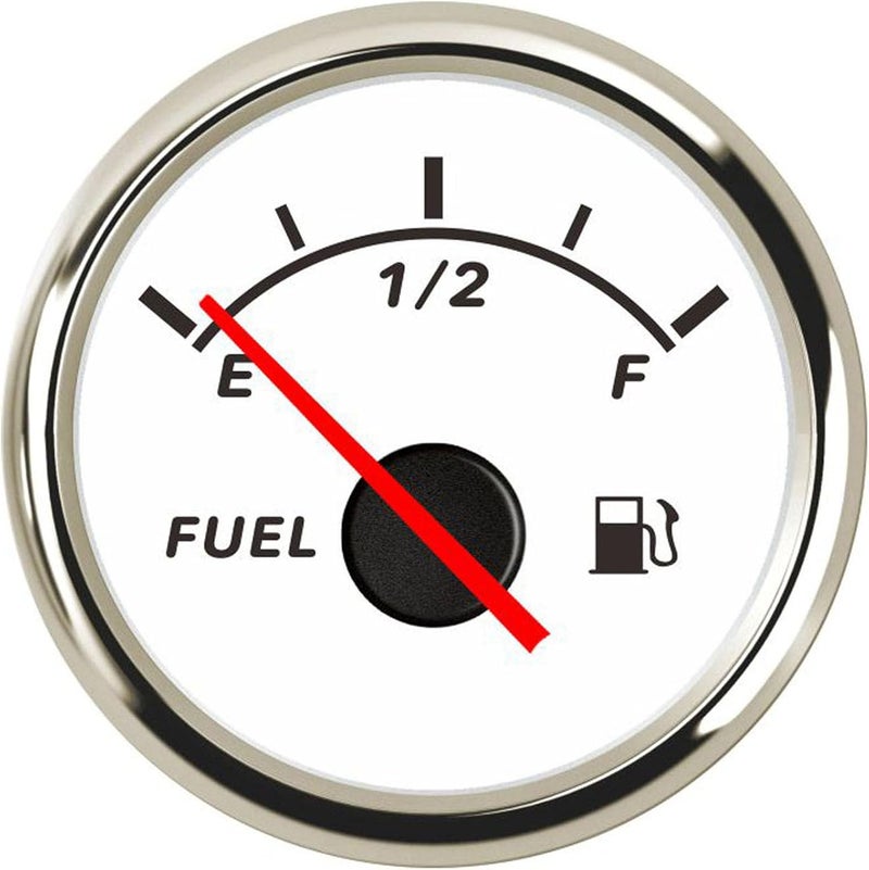 DunkTeam 52mm(2") Digital Fuel Level Gauge Universal Fuel Level Meter 0-190 ohm Signal with Backlight for Marine Boat Car Motorcycle - Image 1